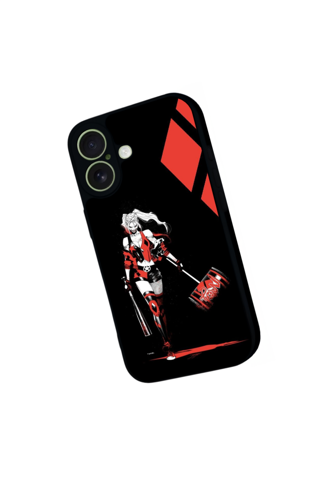 iPhone 17 Uyumlu HarleyQueen Tasarımlı Glossy Premium Kılıf