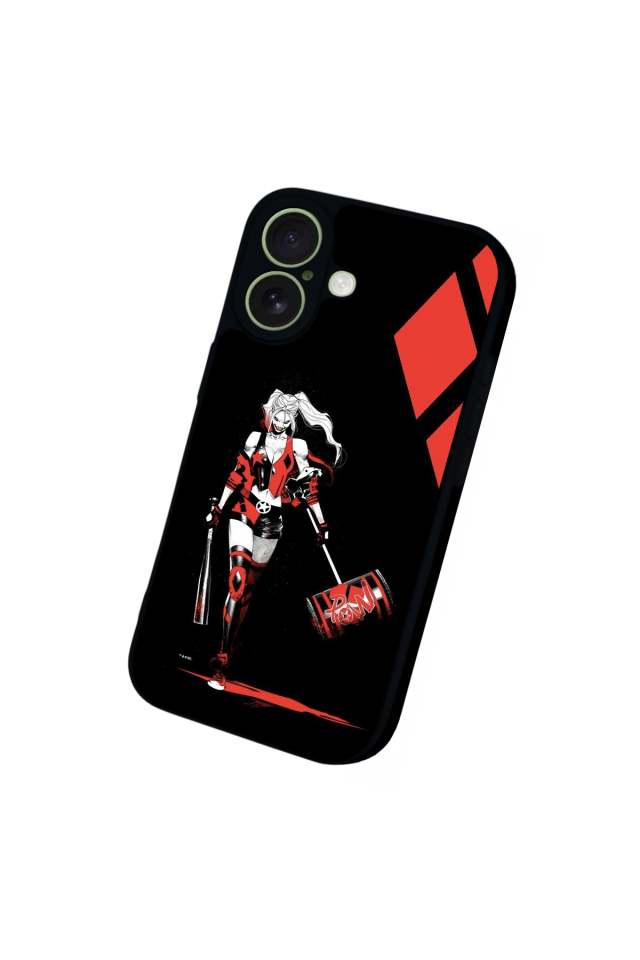 iPhone 17 Uyumlu HarleyQueen Tasarımlı Glossy Premium Kılıf