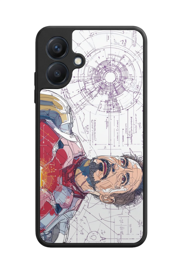 Samsung Galaxy A07 Uyumlu Iron Man ( Demir Adam ) Tasarımlı Glossy Premium Kılıf