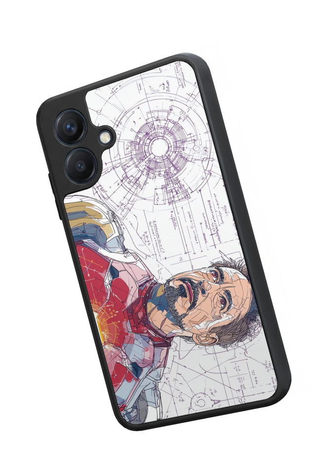 Samsung Galaxy A07 Uyumlu Iron Man ( Demir Adam ) Tasarımlı Glossy Premium Kılıf