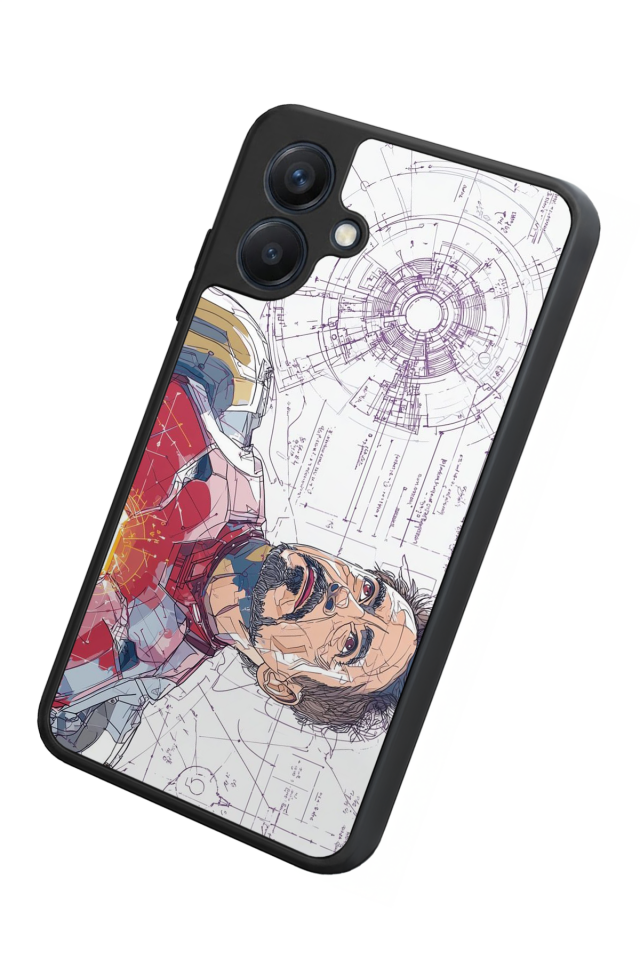 Samsung Galaxy A07 Uyumlu Iron Man ( Demir Adam ) Tasarımlı Glossy Premium Kılıf
