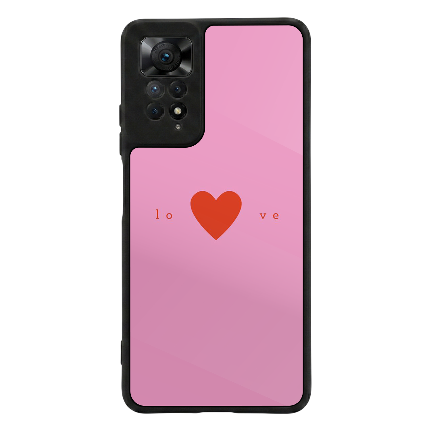 Xiaomi Redmi Note 12 Pro Uyumlu Kalp Love Tasarımlı Glossy Premium Kılıf