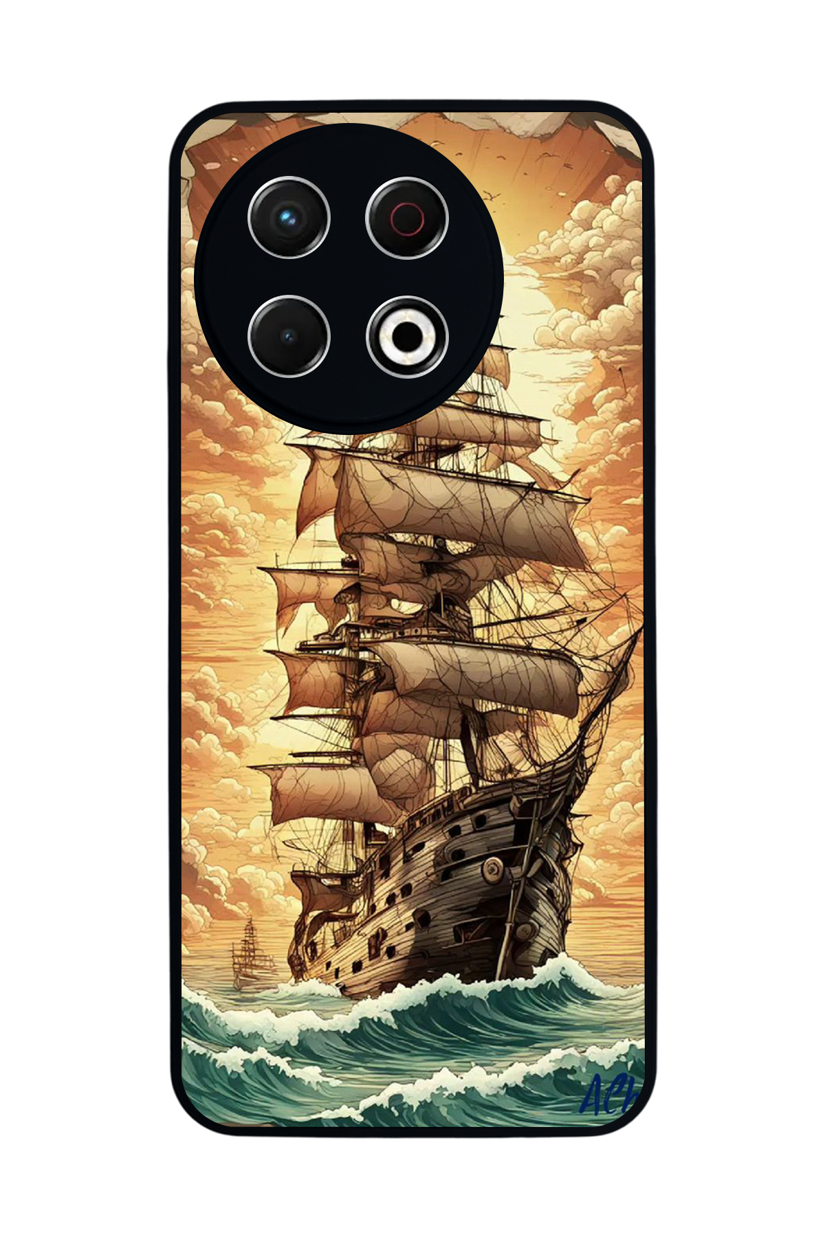 Tecno Spark 30 Pro Uyumlu Korsan Tasarımlı Glossy Premium Kılıf