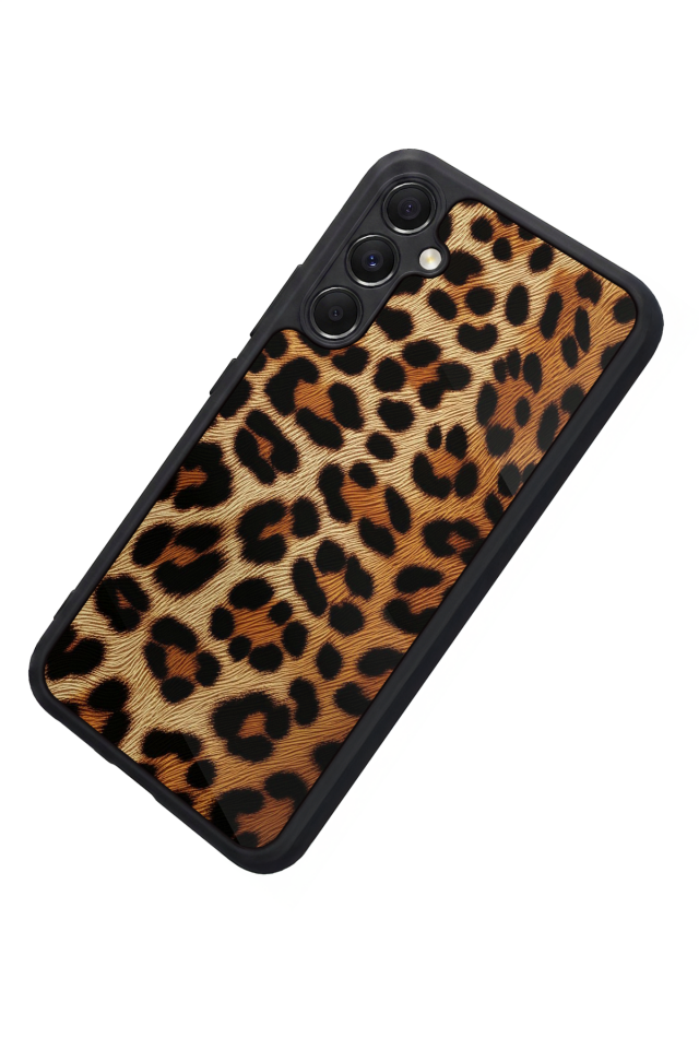 Samsung Galaxy M34 Uyumlu Leopar Tasarımlı Glossy Premium Kılıf