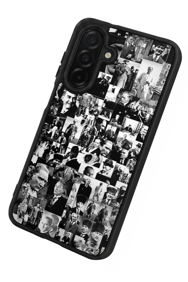 Samsung Galaxy A56 Uyumlu Mustafa Kemal Ataturk Tasarımlı Glossy Premium Kılıf