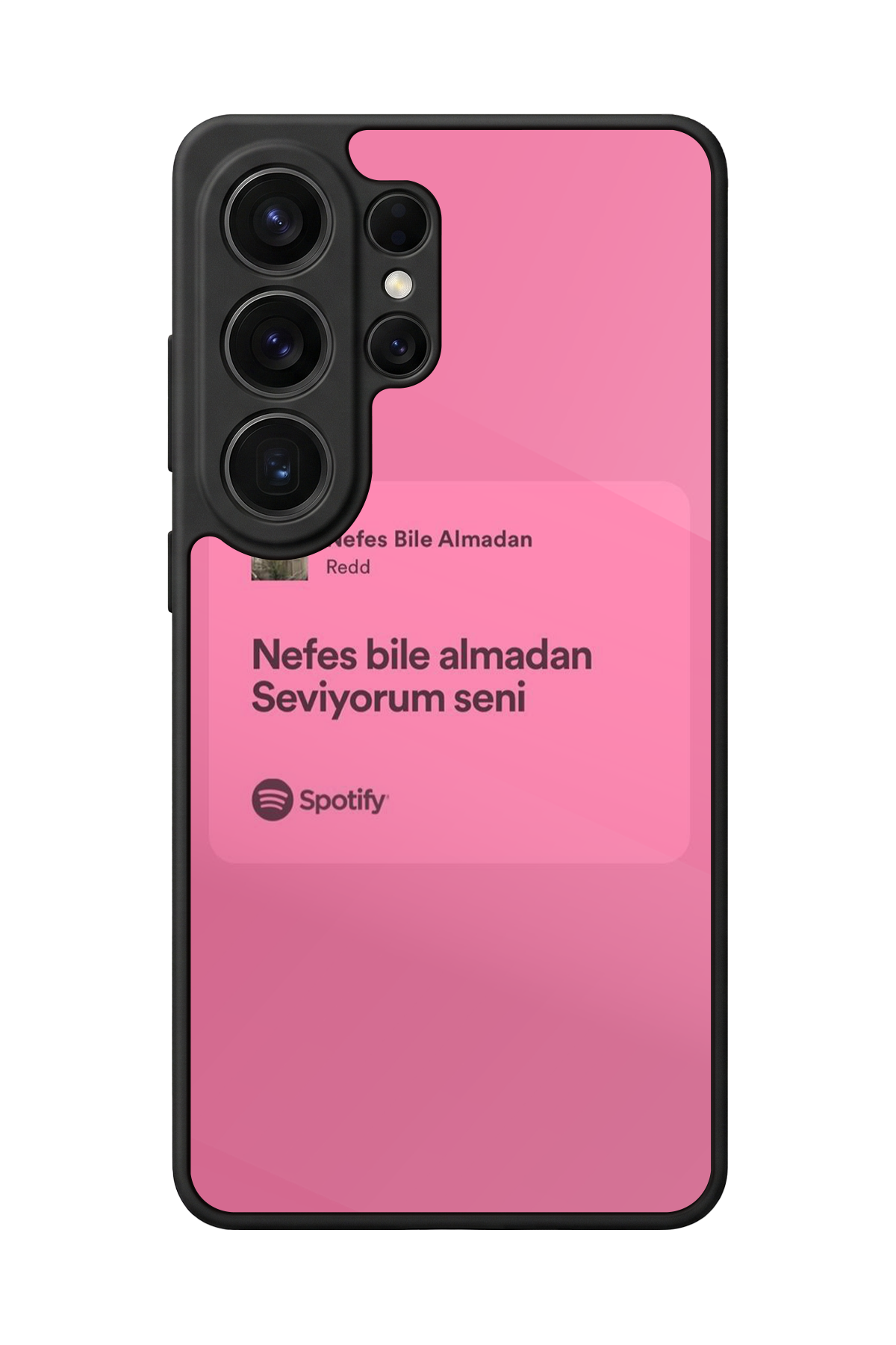 Samsung Galaxy S26 Ultra Uyumlu Sarki Sozleri Tasarımlı Glossy Premium Kılıf