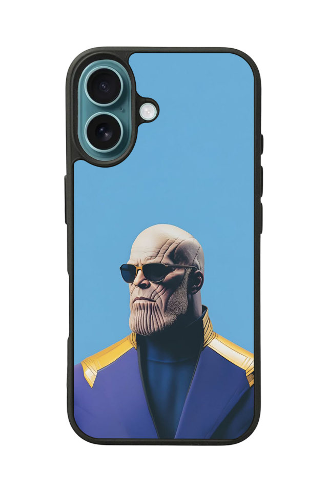 iPhone 16 Plus Uyumlu Thanos Tasarımlı Glossy Premium Kılıf