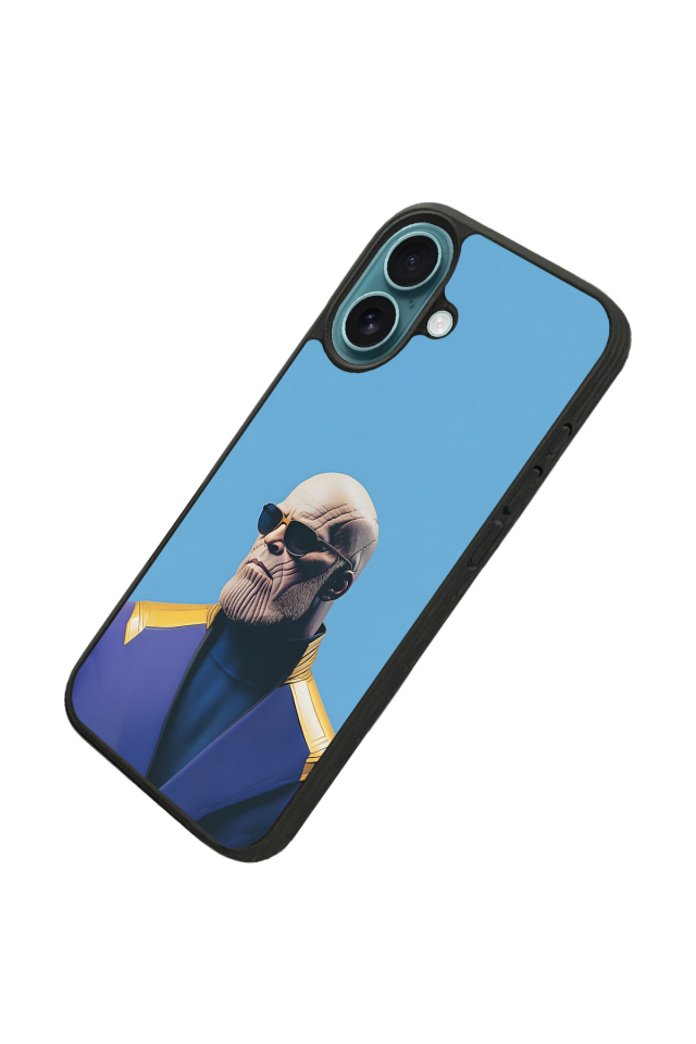 iPhone 16 Plus Uyumlu Thanos Tasarımlı Glossy Premium Kılıf