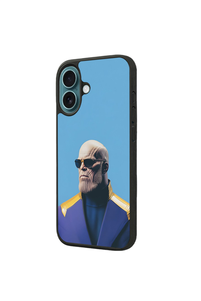 iPhone 16 Plus Uyumlu Thanos Tasarımlı Glossy Premium Kılıf