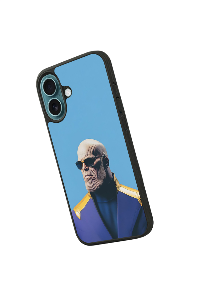 iPhone 16 Plus Uyumlu Thanos Tasarımlı Glossy Premium Kılıf