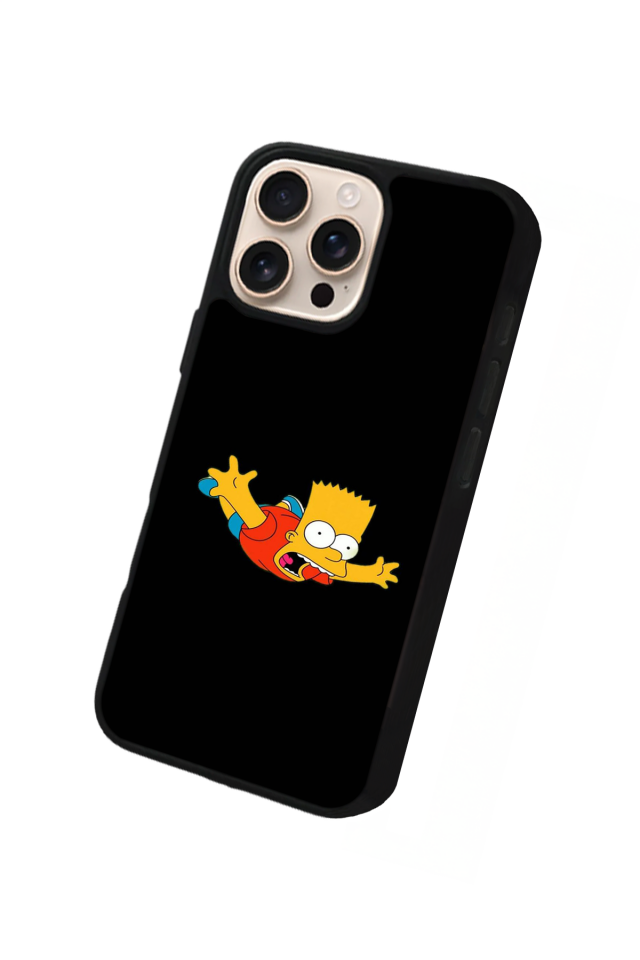 iPhone 14 Pro Max Uyumlu The Simpsons Tasarımlı Glossy Premium Kılıf