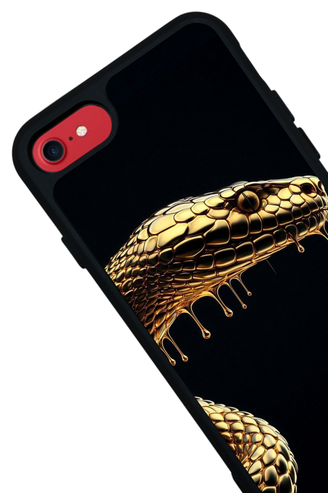 iPhone 7 Uyumlu Yılan Tasarımlı Glossy Premium Kılıf