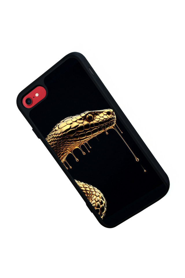 iPhone 7 Uyumlu Yılan Tasarımlı Glossy Premium Kılıf