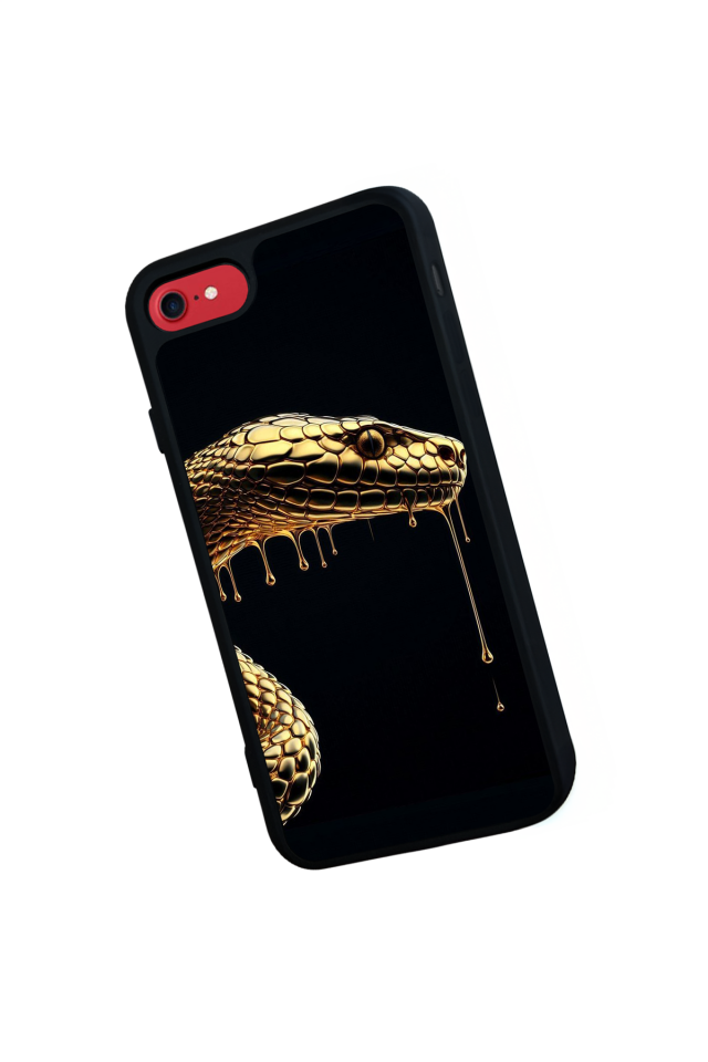 iPhone 7 Uyumlu Yılan Tasarımlı Glossy Premium Kılıf