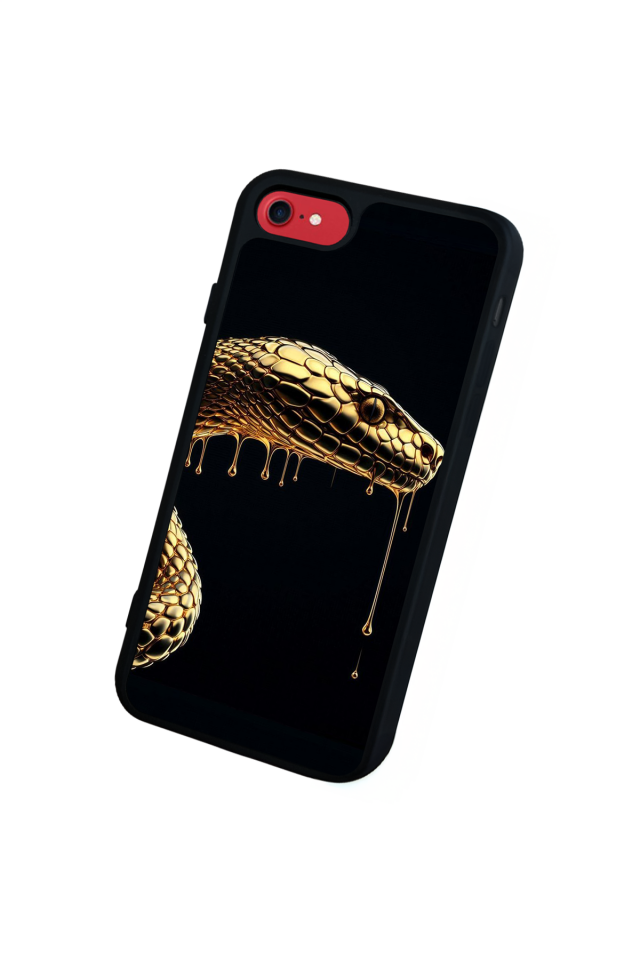 iPhone 7 Uyumlu Yılan Tasarımlı Glossy Premium Kılıf