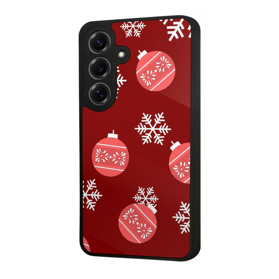 Samsung Galaxy S25 Uyumlu Yilbasi Christmas Tasarımlı Glossy Premium Kılıf