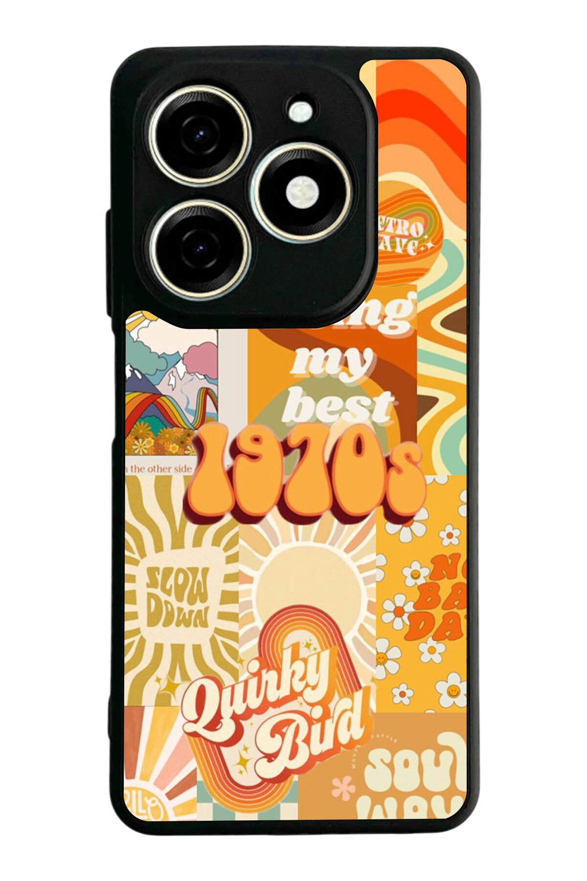 Infınıx Smart 8 Pro Uyumlu Poster Tasarımlı Glossy Premium Kılıf