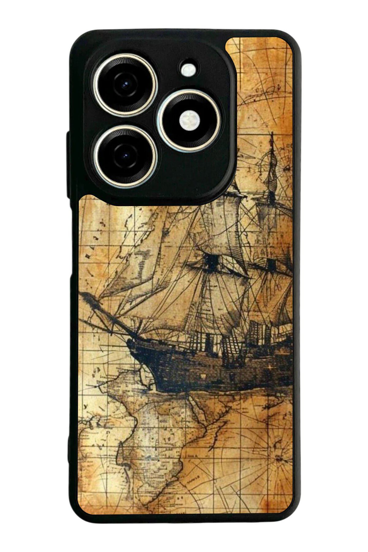 Infınıx Smart 8 Pro Uyumlu Korsan Tasarımlı Glossy Premium Kılıf