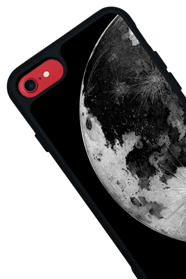 iPhone 7 Uyumlu Ay Tasarımlı Glossy Premium Kılıf