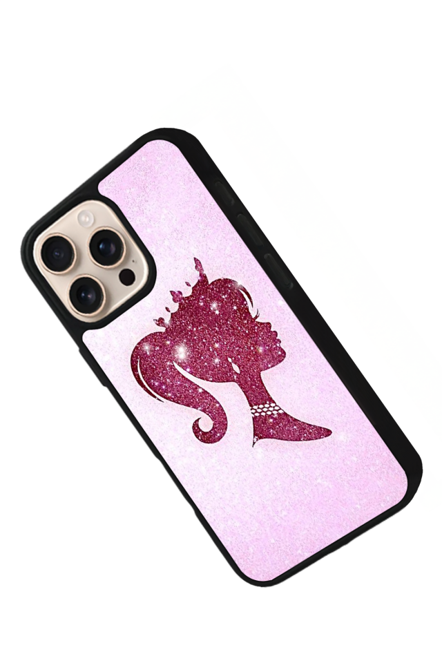 iPhone 15 Pro Uyumlu Barbie Tasarımlı Glossy Premium Kılıf