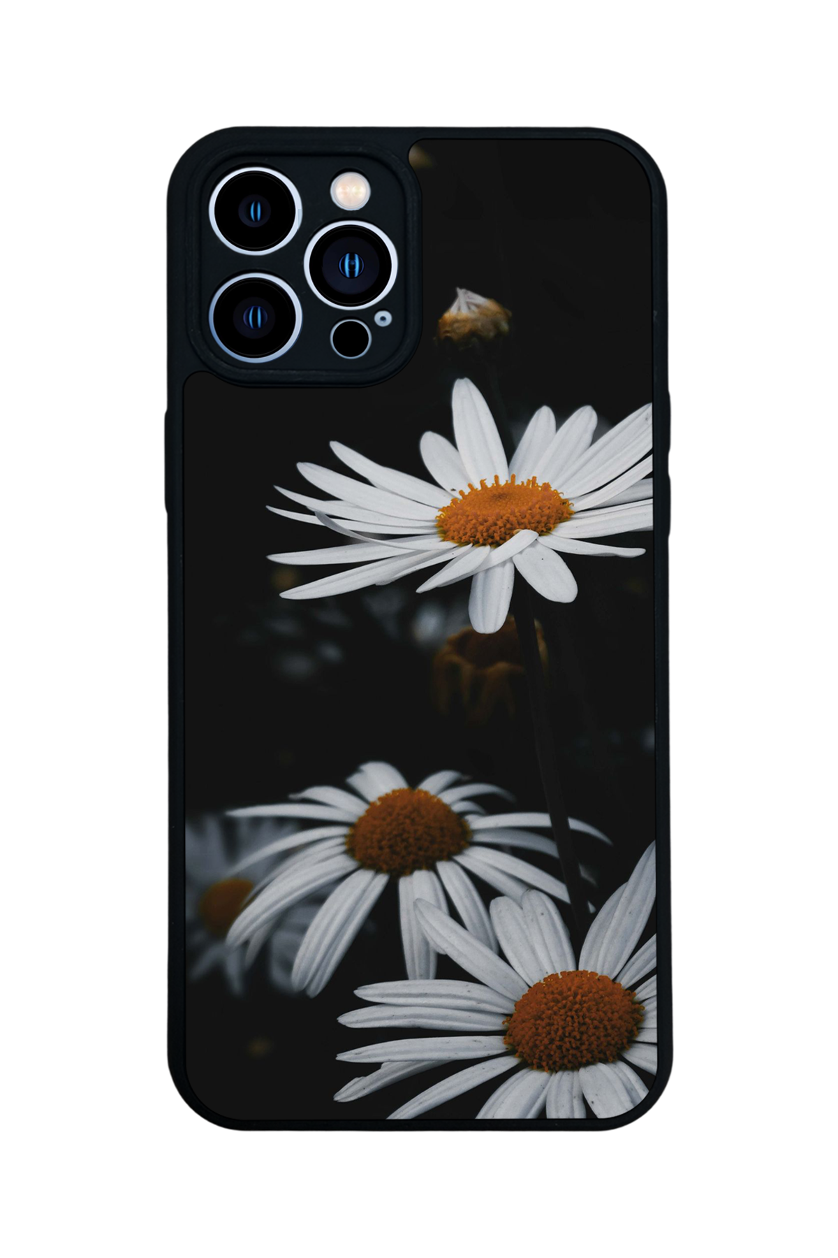 iPhone 12 Pro Max Uyumlu Cicek Tasarımlı Glossy Premium Kılıf