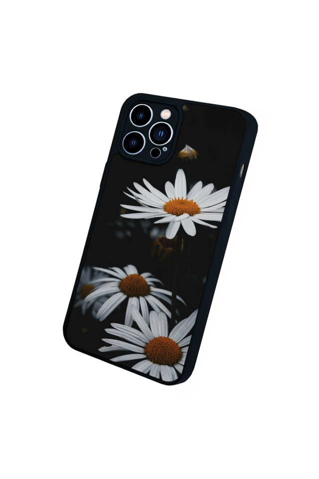 iPhone 12 Pro Max Uyumlu Cicek Tasarımlı Glossy Premium Kılıf