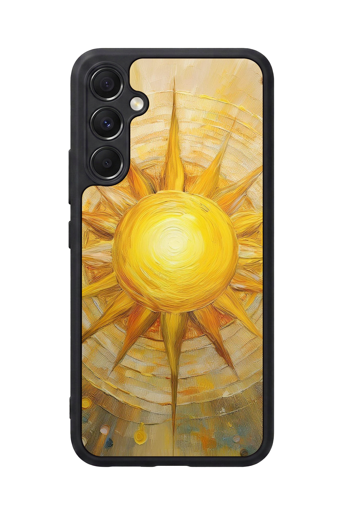 Samsung Galaxy A34 Uyumlu Güneş Tasarımlı Glossy Premium Kılıf