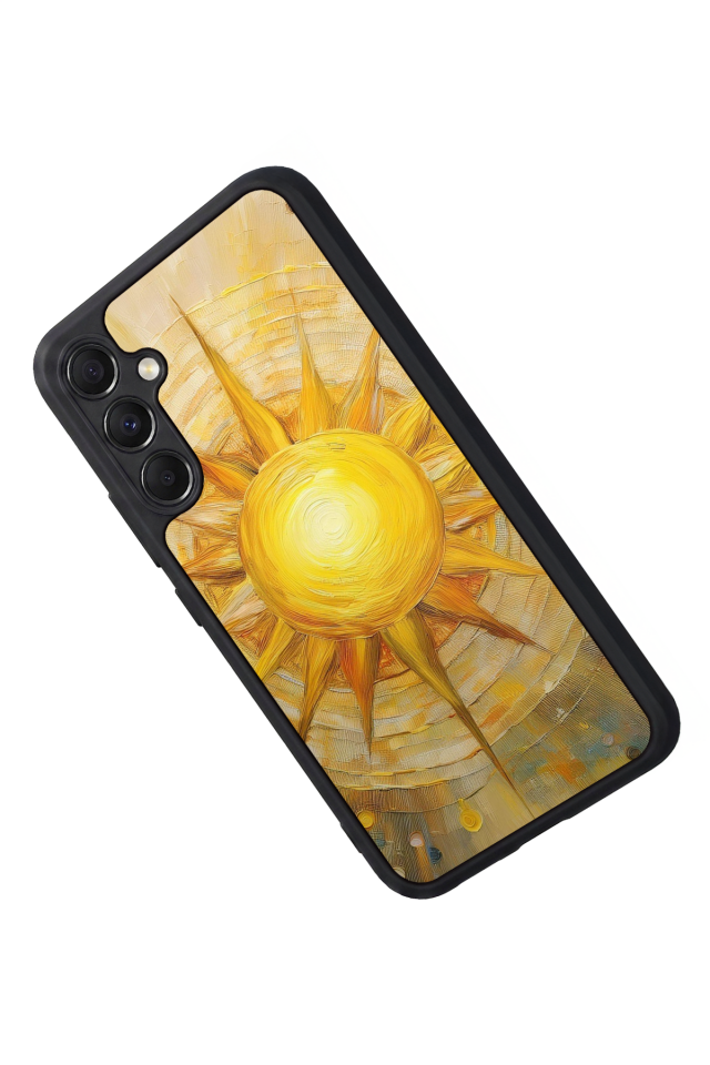 Samsung Galaxy A34 Uyumlu Güneş Tasarımlı Glossy Premium Kılıf