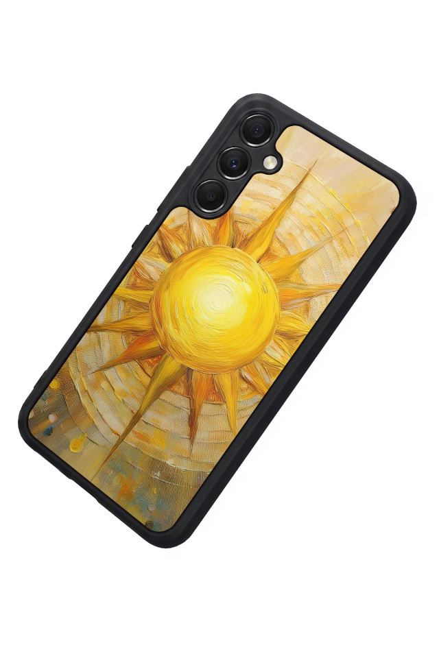 Samsung Galaxy A34 Uyumlu Güneş Tasarımlı Glossy Premium Kılıf