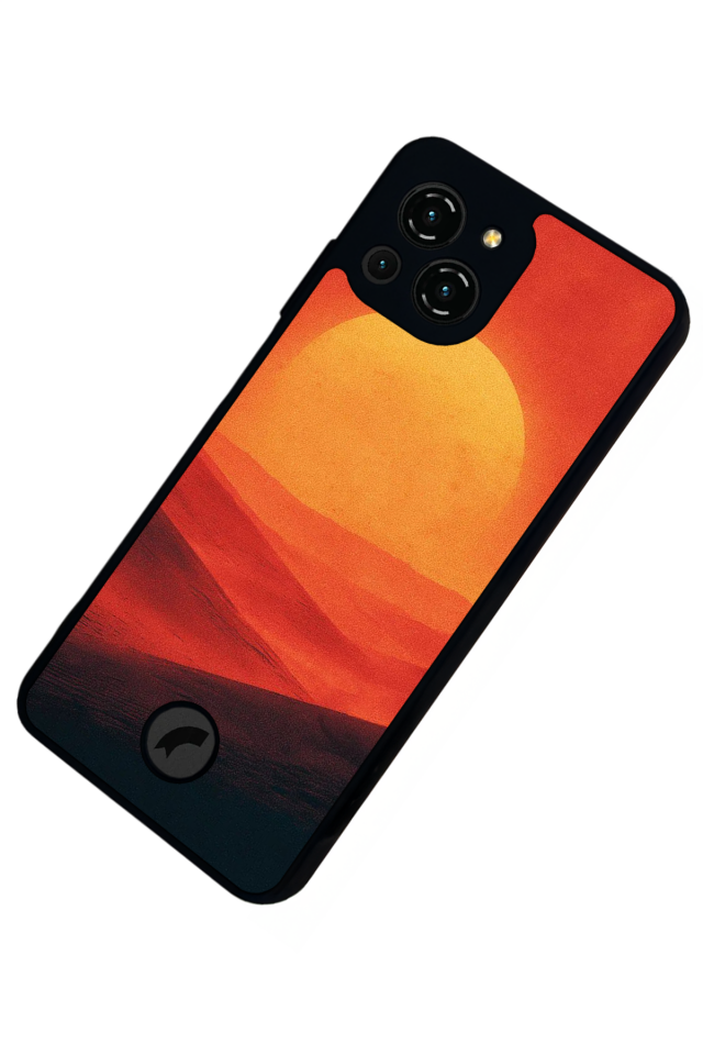 Reeder S23 Pro Max Uyumlu Gunes Tasarımlı Glossy Premium Kılıf