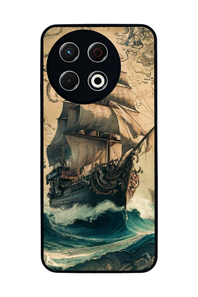 Tecno Spark 30 Pro Uyumlu Korsan Tasarımlı Glossy Premium Kılıf