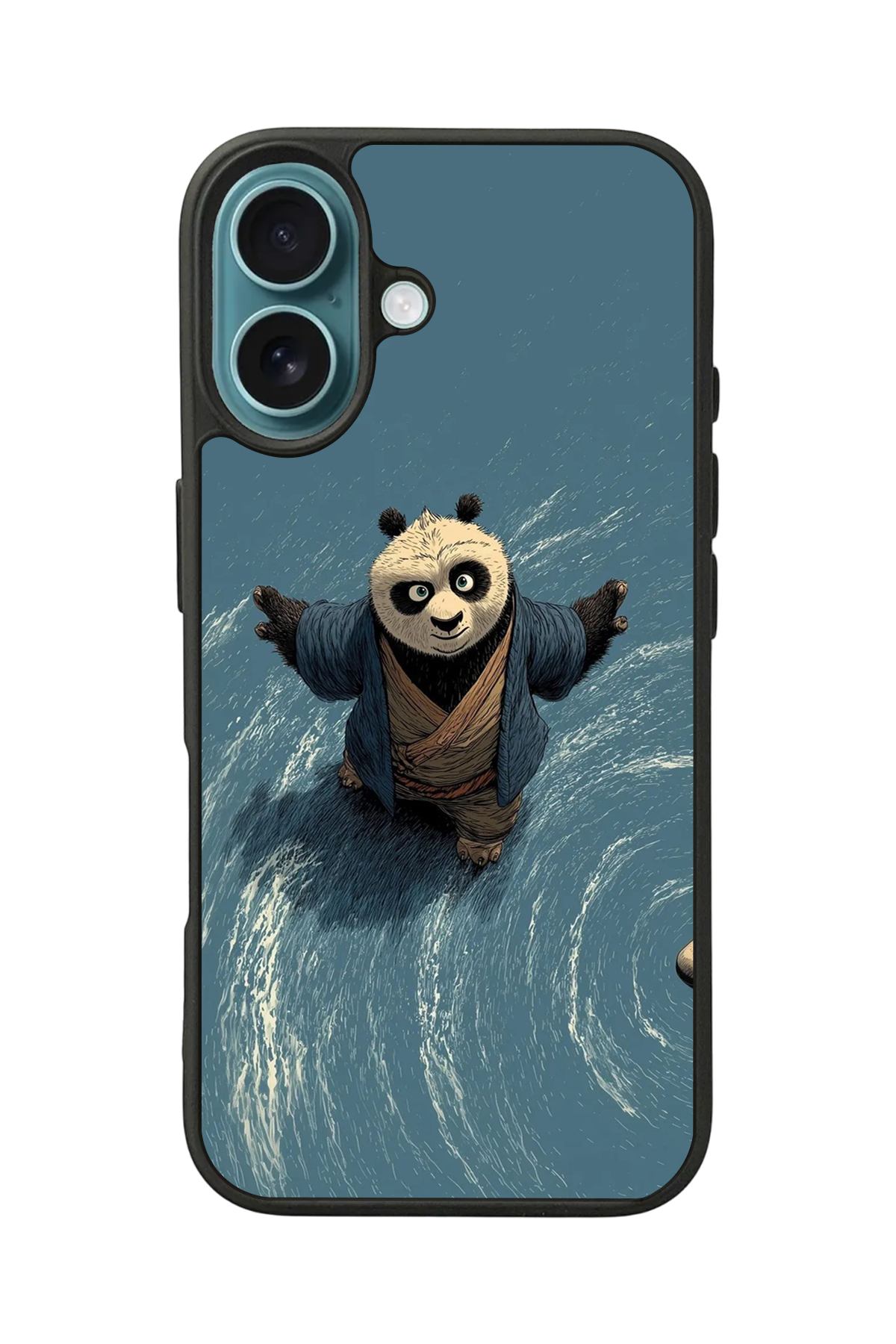 iPhone 16 Uyumlu Kung Fu Panda Tasarımlı Glossy Premium Kılıf