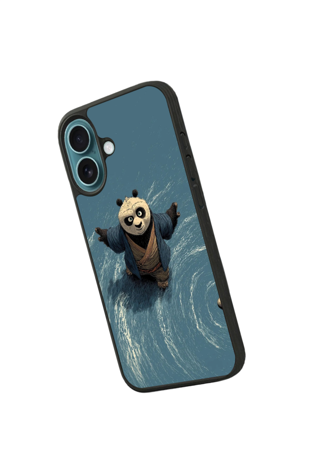 iPhone 16 Uyumlu Kung Fu Panda Tasarımlı Glossy Premium Kılıf