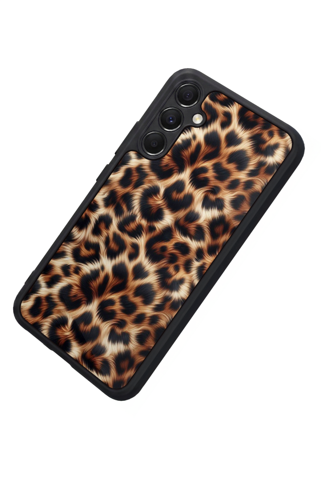 Samsung Galaxy M34 Uyumlu Leopar Tasarımlı Glossy Premium Kılıf