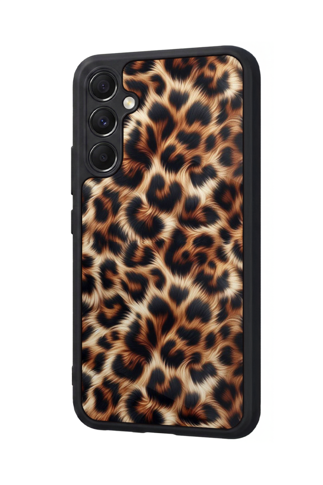 Samsung Galaxy M34 Uyumlu Leopar Tasarımlı Glossy Premium Kılıf