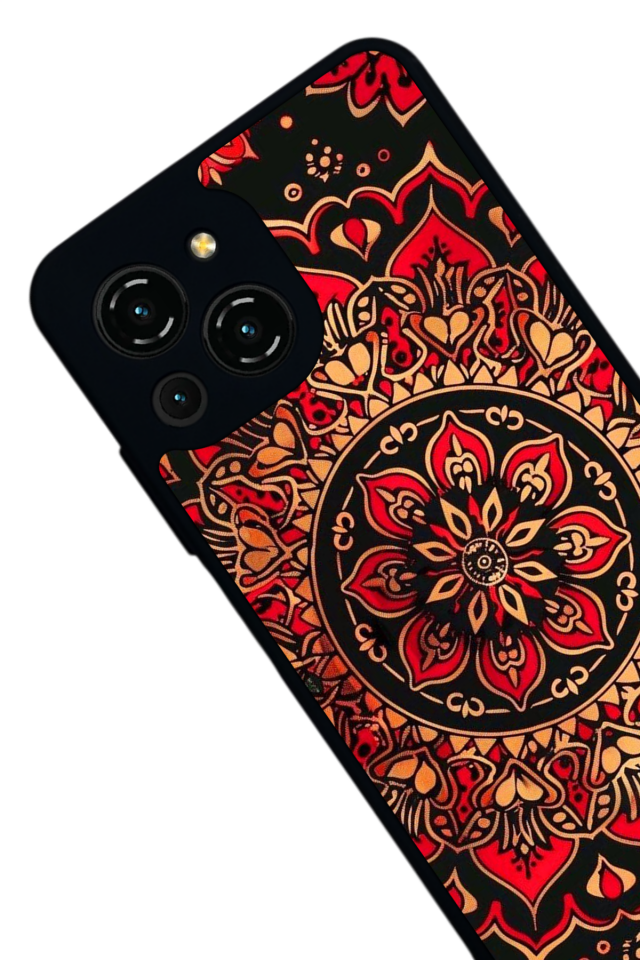 Reeder S23 Pro Max Uyumlu Mandala Tasarımlı Glossy Premium Kılıf