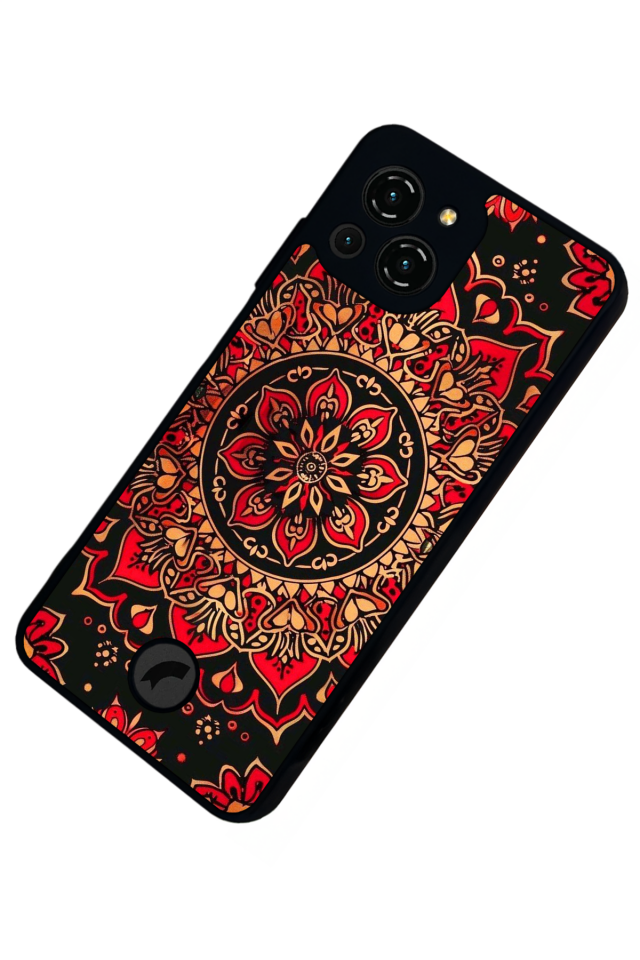 Reeder S23 Pro Max Uyumlu Mandala Tasarımlı Glossy Premium Kılıf