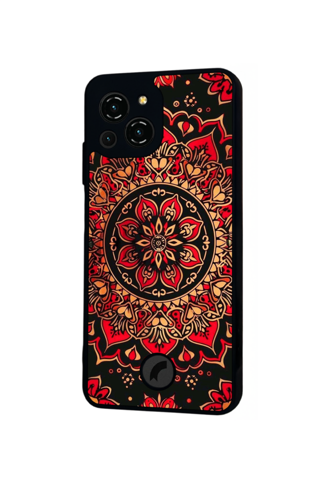 Reeder S23 Pro Max Uyumlu Mandala Tasarımlı Glossy Premium Kılıf