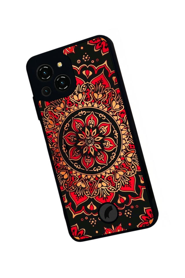 Reeder S23 Pro Max Uyumlu Mandala Tasarımlı Glossy Premium Kılıf