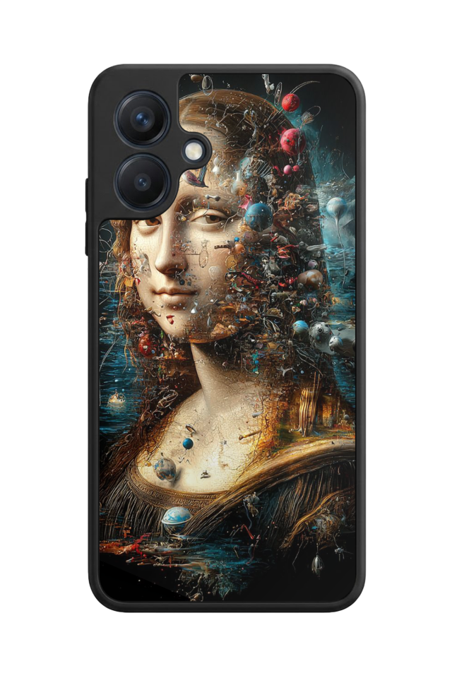 Samsung Galaxy A07 Uyumlu Monalisa Tasarımlı Glossy Premium Kılıf