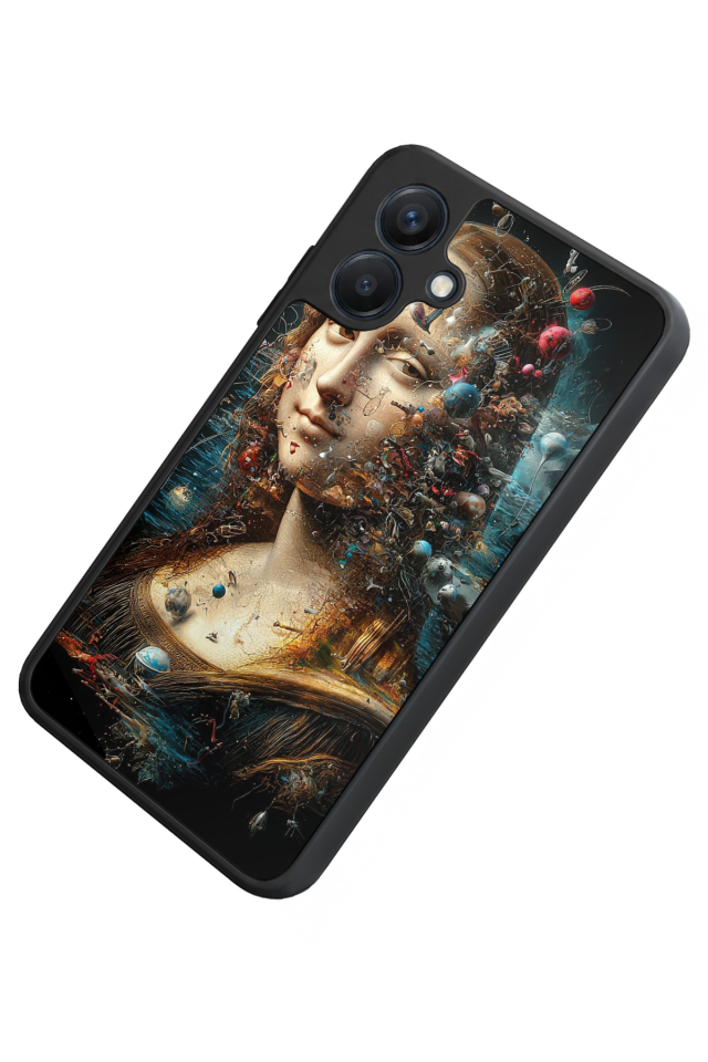 Samsung Galaxy A07 Uyumlu Monalisa Tasarımlı Glossy Premium Kılıf