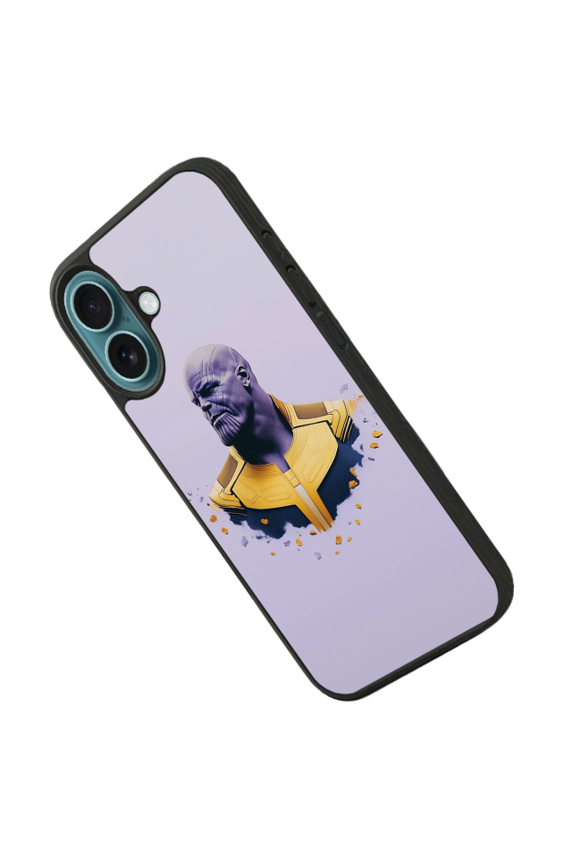 iPhone 16 Plus Uyumlu Thanos Tasarımlı Glossy Premium Kılıf