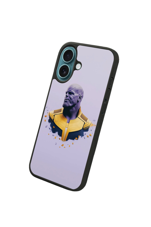 iPhone 16 Plus Uyumlu Thanos Tasarımlı Glossy Premium Kılıf
