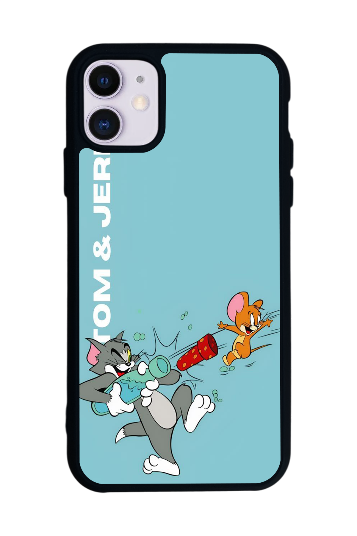 iPhone 11 Uyumlu Tom And Jerry Tasarımlı Glossy Premium Kılıf