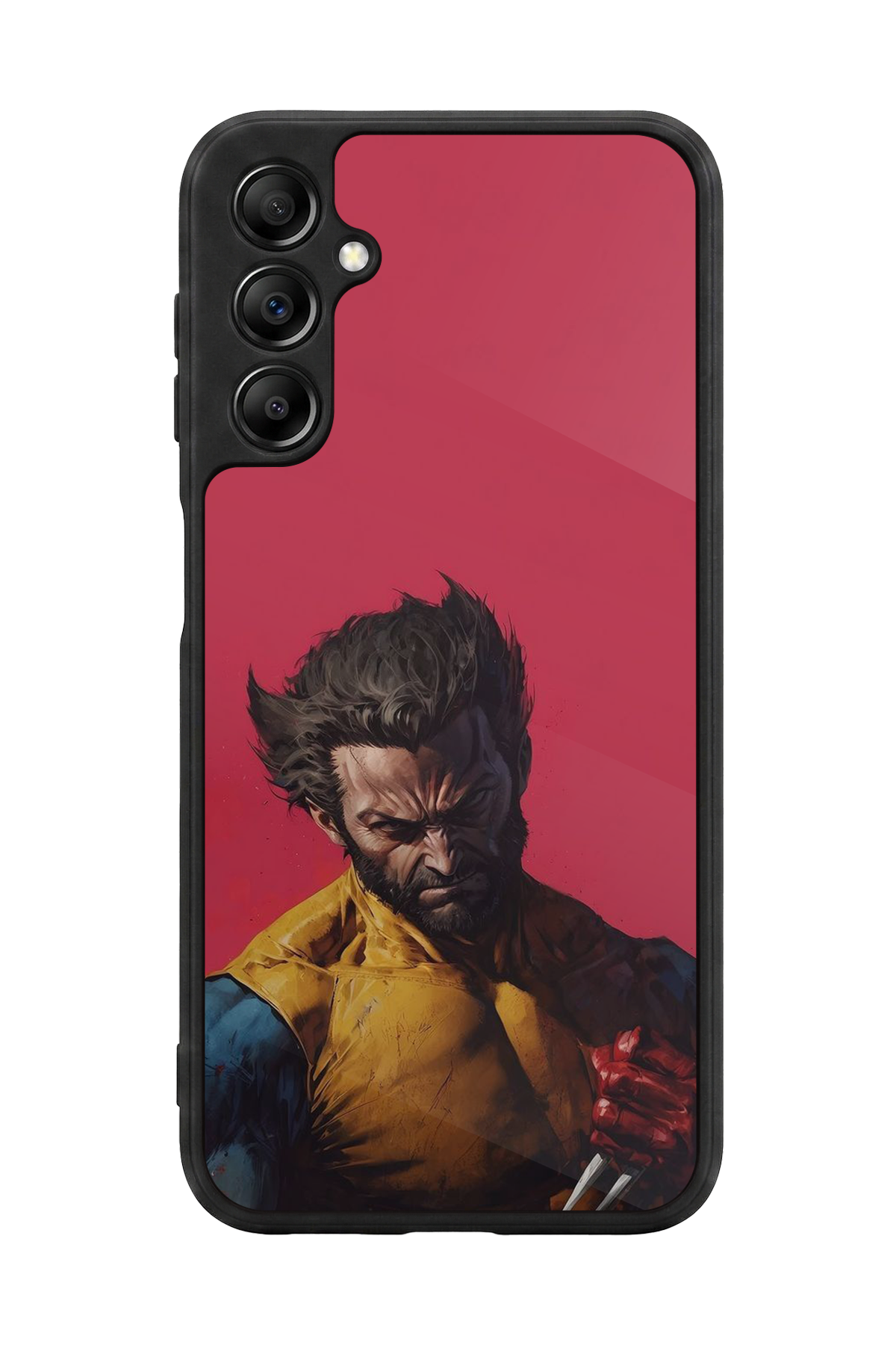 Samsung Galaxy A14 Uyumlu Wolverine Tasarımlı Glossy Premium Kılıf