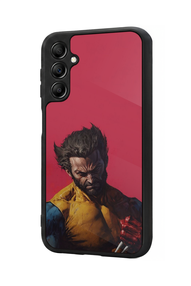 Samsung Galaxy A14 Uyumlu Wolverine Tasarımlı Glossy Premium Kılıf