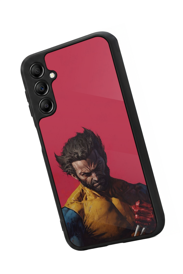 Samsung Galaxy A14 Uyumlu Wolverine Tasarımlı Glossy Premium Kılıf