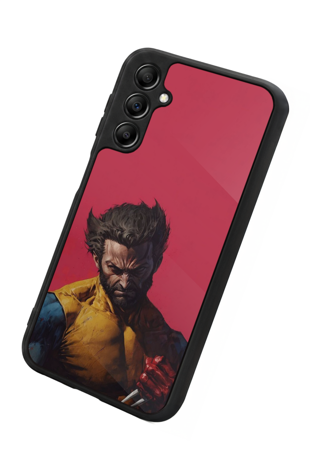 Samsung Galaxy A14 Uyumlu Wolverine Tasarımlı Glossy Premium Kılıf