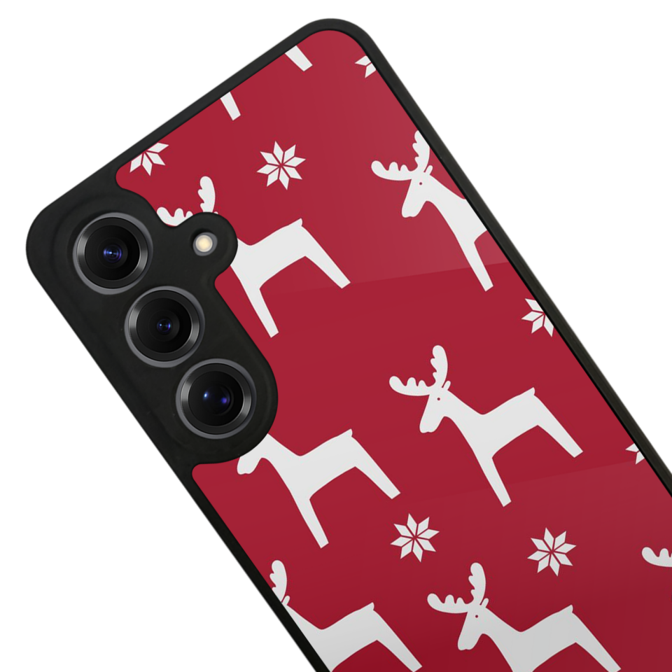 Samsung Galaxy S25 Uyumlu Yilbasi Christmas Tasarımlı Glossy Premium Kılıf