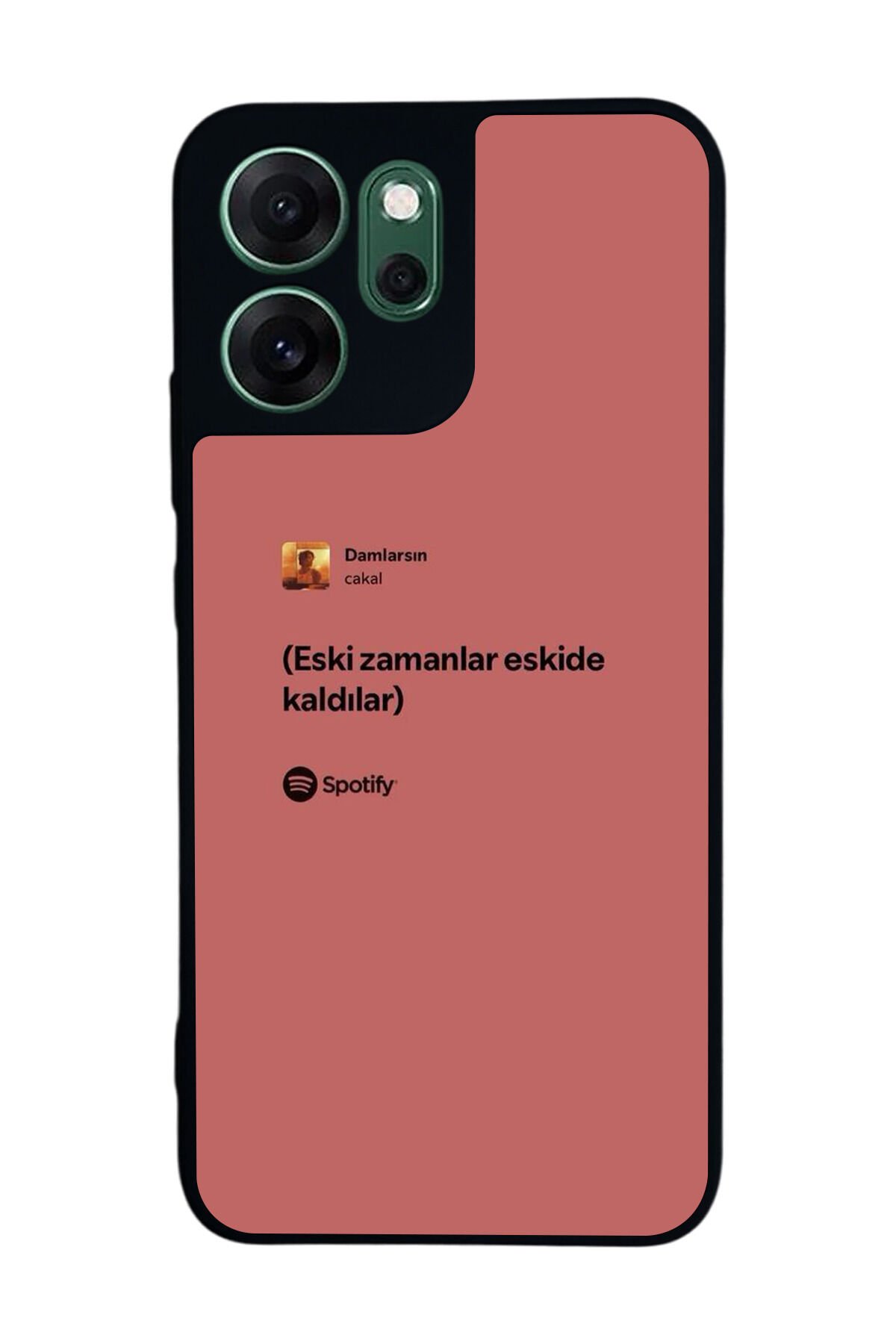 Oppo Reno 14F Uyumlu Sarki Sozleri Tasarımlı Glossy Premium Kılıf